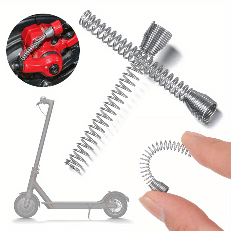 2 bucăți set de arcuri telescopice din oțel inoxidabil pentru trotinete electrice Xiaomi M365/Pro - accesorii capac spate pentru cablurile de frânare fără alimentare