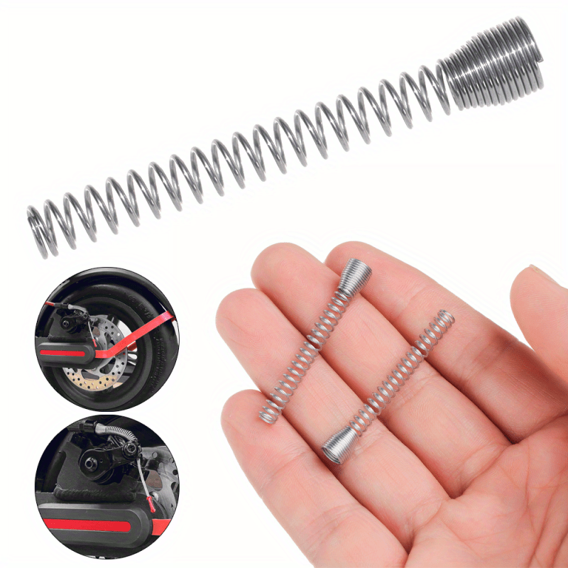 2 bucăți set de arcuri telescopice din oțel inoxidabil pentru trotinete electrice Xiaomi M365/Pro - accesorii capac spate pentru cablurile de frânare fără alimentare