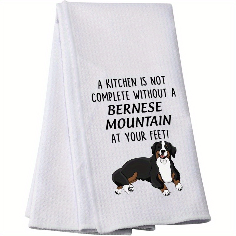 

Kitchen Towel | Super Soft Polyester Woven Dish Cloth | Contemporary Style | Fantasy Dog Lovers Design | 1-piece Set, 18x26 Inches | Machine Washable Housewarming Gift