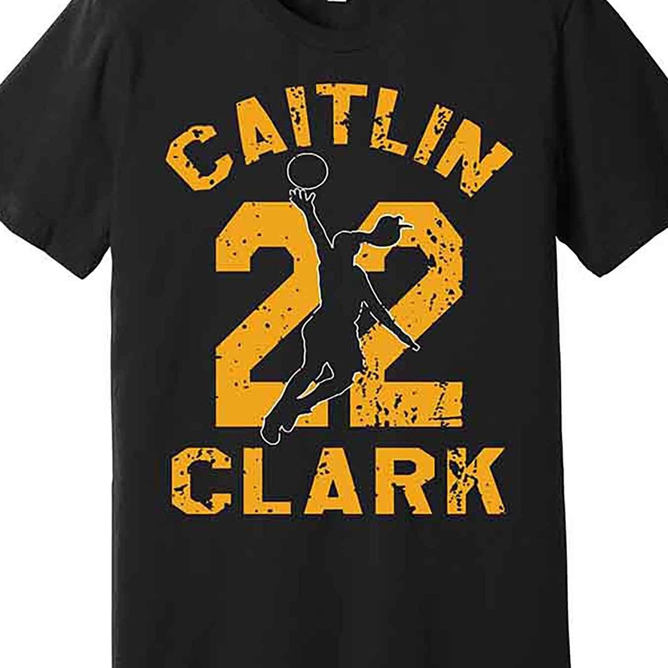 

Vintage 22 Clark Basketball Quality T-shirt Fun Men's Short Sleeve Printed T-shirt Collection Black