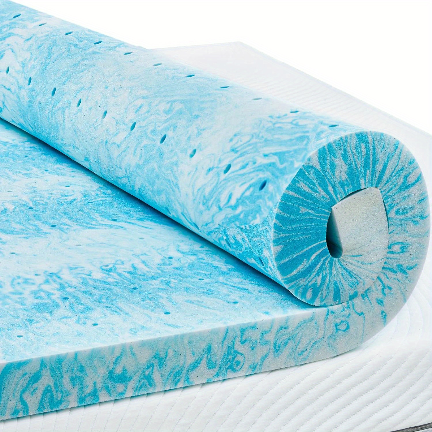 

3-inch Memory Foam Mattress, Cooling Gel-infused Mattress, Breathable Design Back Pressure Pain, Provides A Good