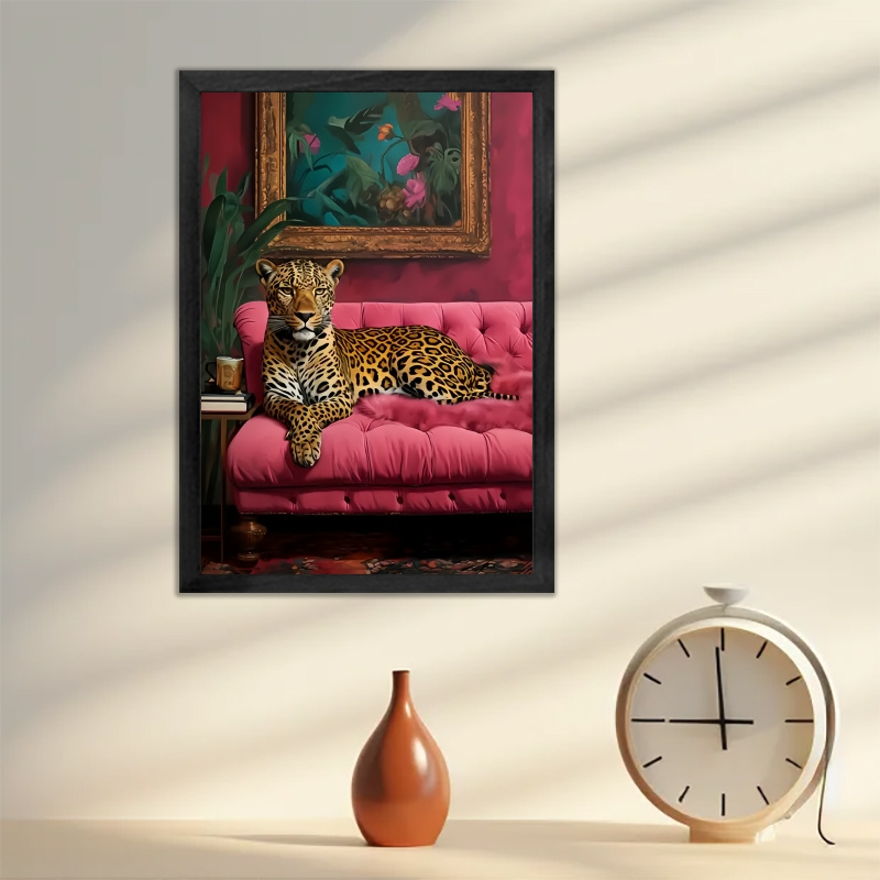 

1pc , Lying On Sofa Wood Frame , Ready To , Decor, New Halloween Christmas Easter , Decor, And