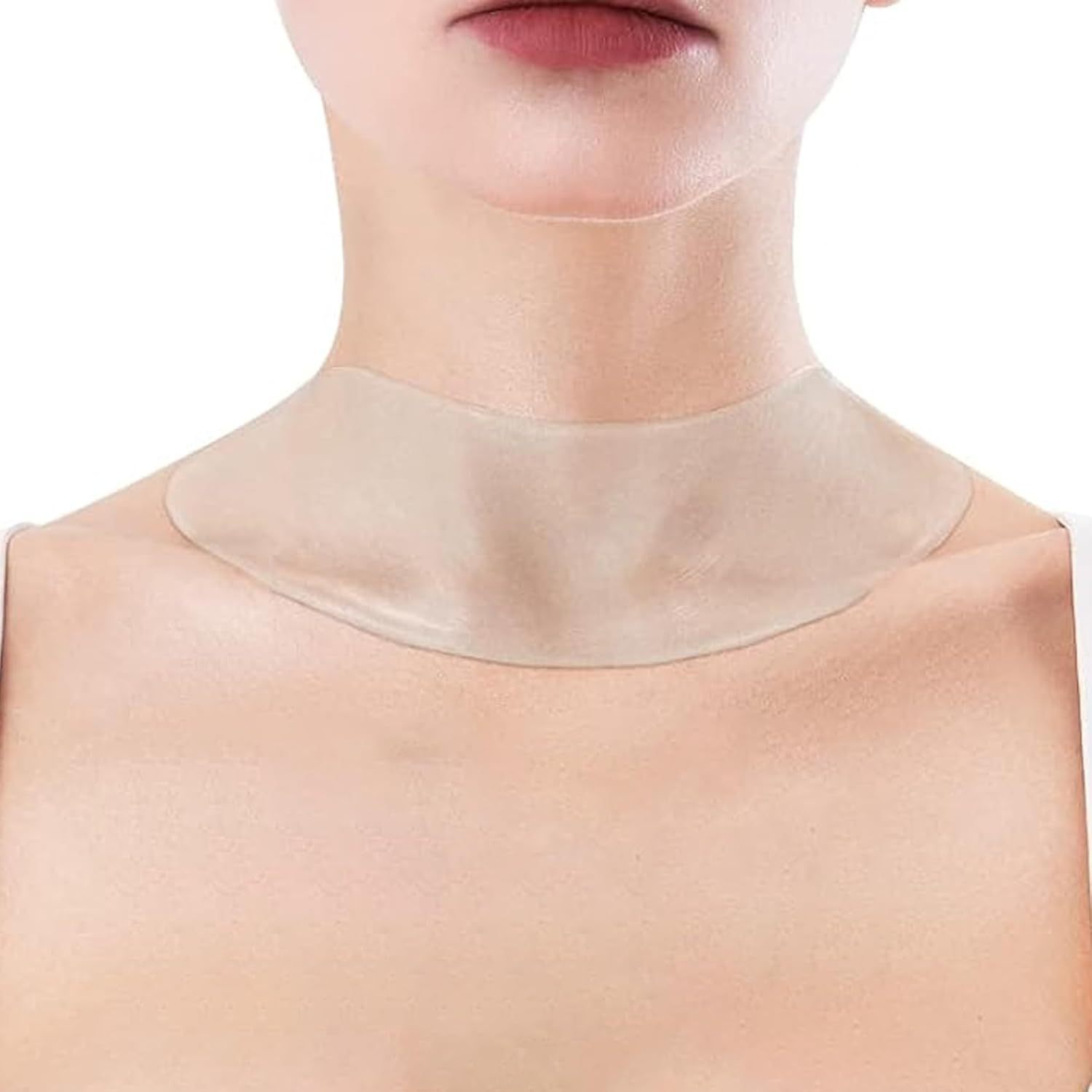 

Strong Adhesive Silicone Neckline Shaper - Reusable, Transparent Collar For & , Formaldehyde-free