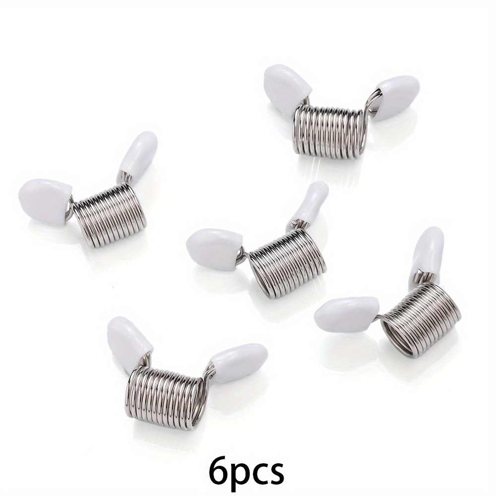 Image of 6pcs Handy Bead Stopper Bead Wire Ends Set For Jewelry Making Creative Bead Line End To Prevent Beads From Falling
