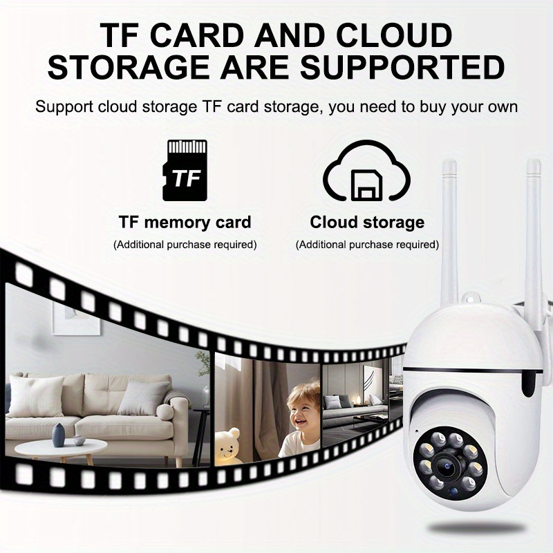 Teruhal 1080P Smart Surveillance Camera, 2MP HD WiFi Indoor Security Cam with Auto-Tracking, Alarm, Full Color Night Vision, AI Motion, 355° Pan & 90° Tilt, Two-Way Audio, Human Tracking, Night Vision Alerts, 24/7 Recording, Pet Monitor - Compatible with 2.4G Networks details 11