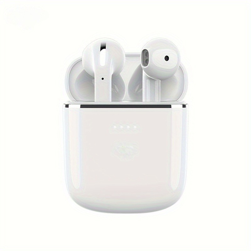 

Wireless Earphones White Wireless Earphones Semi In Ear Control, Heavy Bass Stereo For Music, Sports Bikes, Display, In Ear Stereo Low Latency, Low-power Wireless Earphones