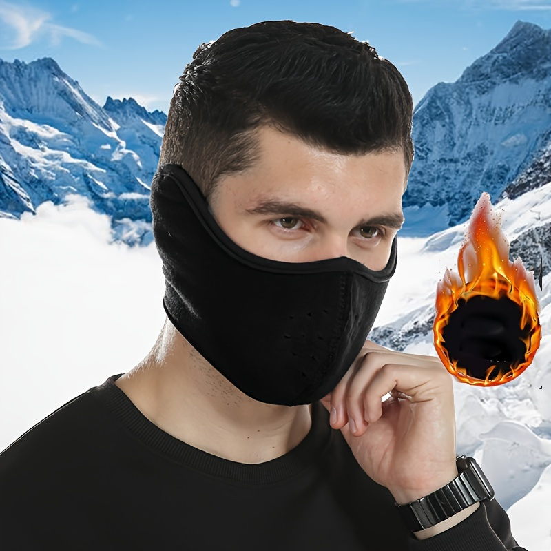 

1pc New Autumn And Winter Mask, Ear Protection, Outdoor Cycling Breathable And Warm Mask, Men's Winter Christmas Gift