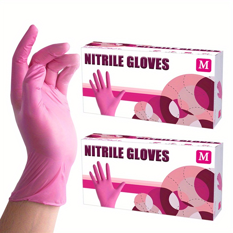 

Disposable Nitrile Gloves 30/70/ , -free, Multipurpose Gloves For Painting, Hairdressing, , , Bathroom Cleaning