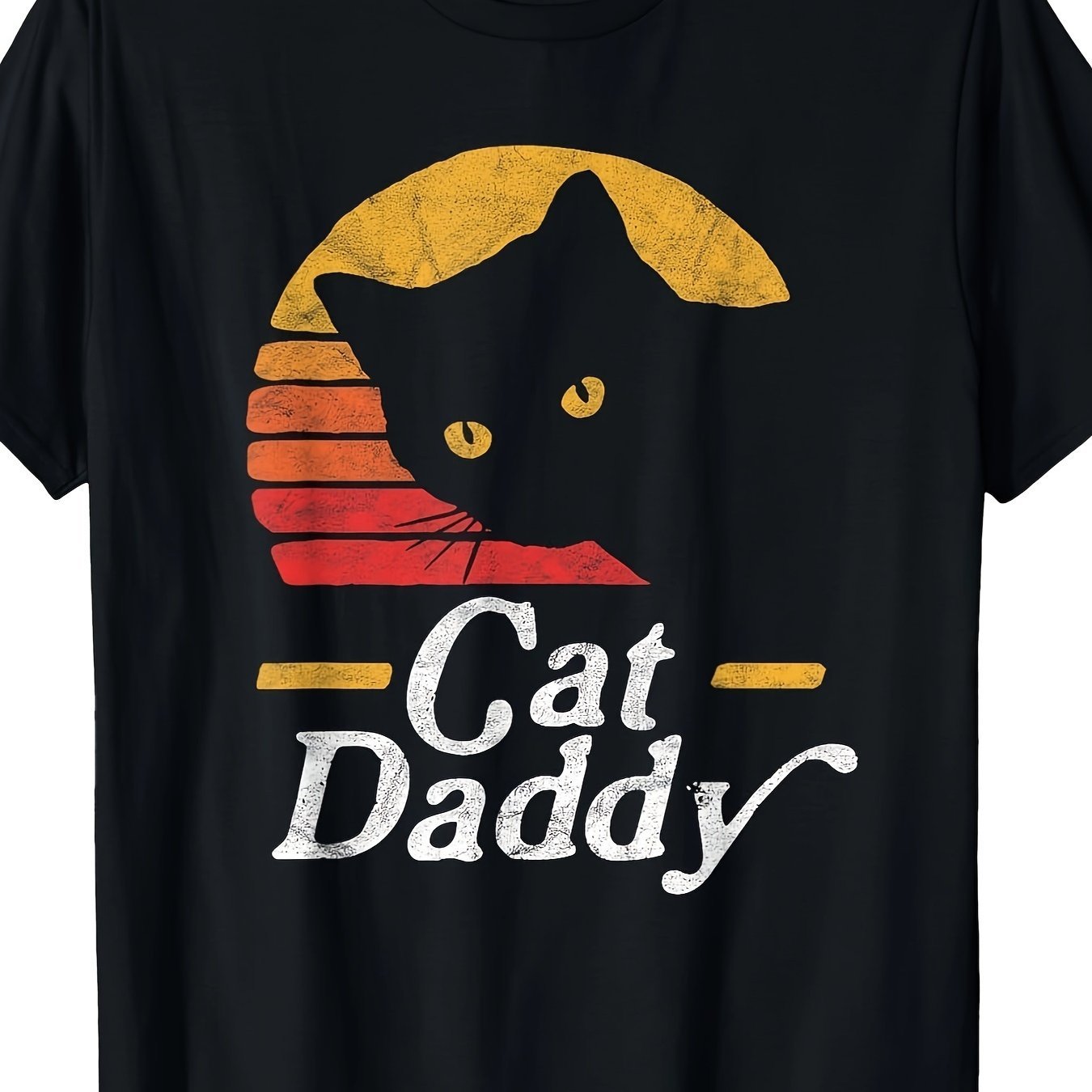 

Vintage 80s Style Cat Vintage Distress T-shirt