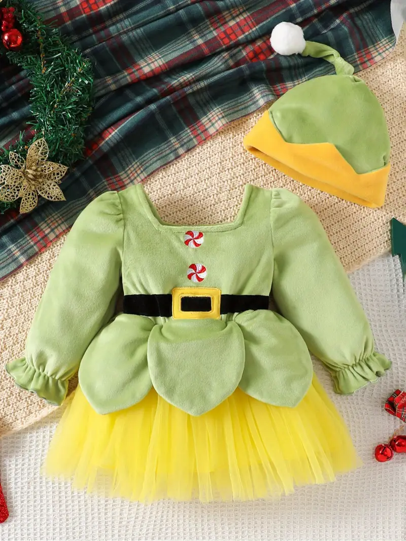 baby girl christmas dress long sleeve princess tulle - Temu baby girl christmas dress long sleeve princess tulle - Temu