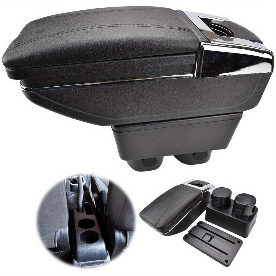 TEMU Fit 07-2011 2012 Container Armrest Box. Size, Put And Car .the Top Slided And Rotated Left