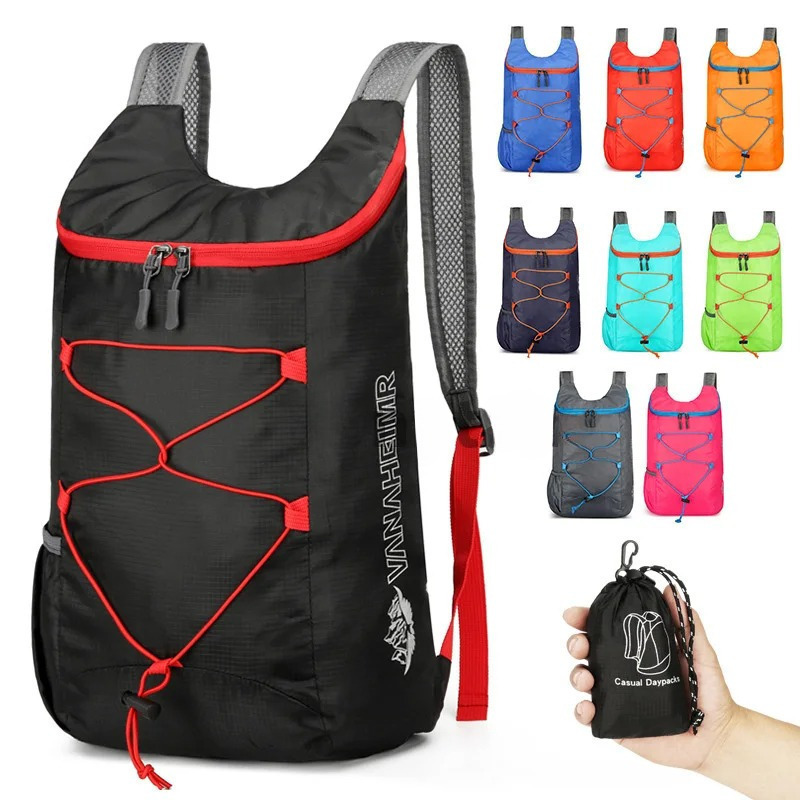 

Outdoor Packable Backpack Large-capacity Foldable Camping Backpack Travel Hiking Daypack Sports Bag For Men Women