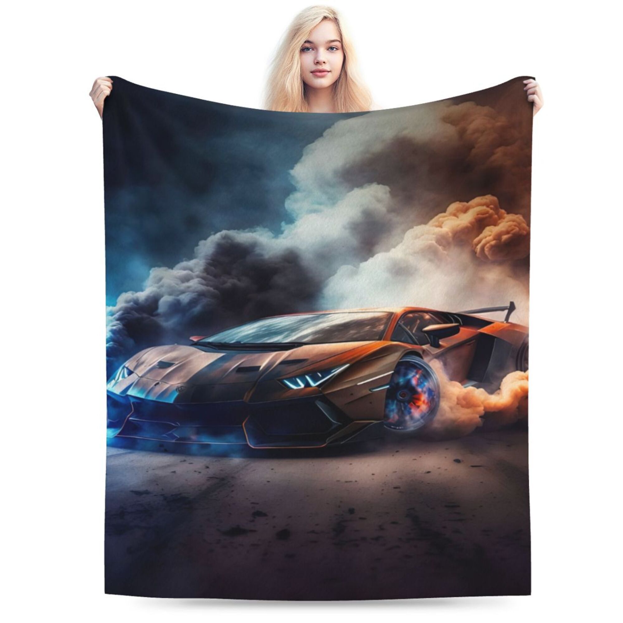 

For Supercar Flannel Blanket - , & For , , And - All-