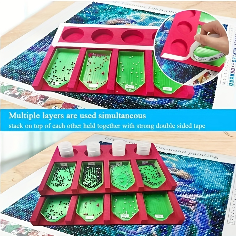 Diamond Art Painting Tischkalender Mit Aufbewahrungsbox - DIY Haus Kalender 20,5cm - Pferd Design