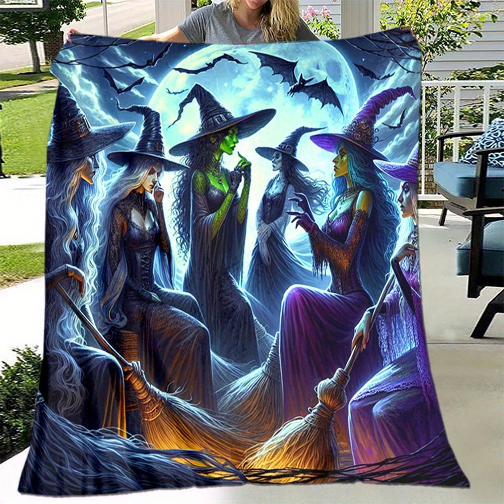 

Cozy -themed Throw Blanket - Soft, Warm Polyester For Sofa, Bed, Travel & Camping | High-definition Digital Print