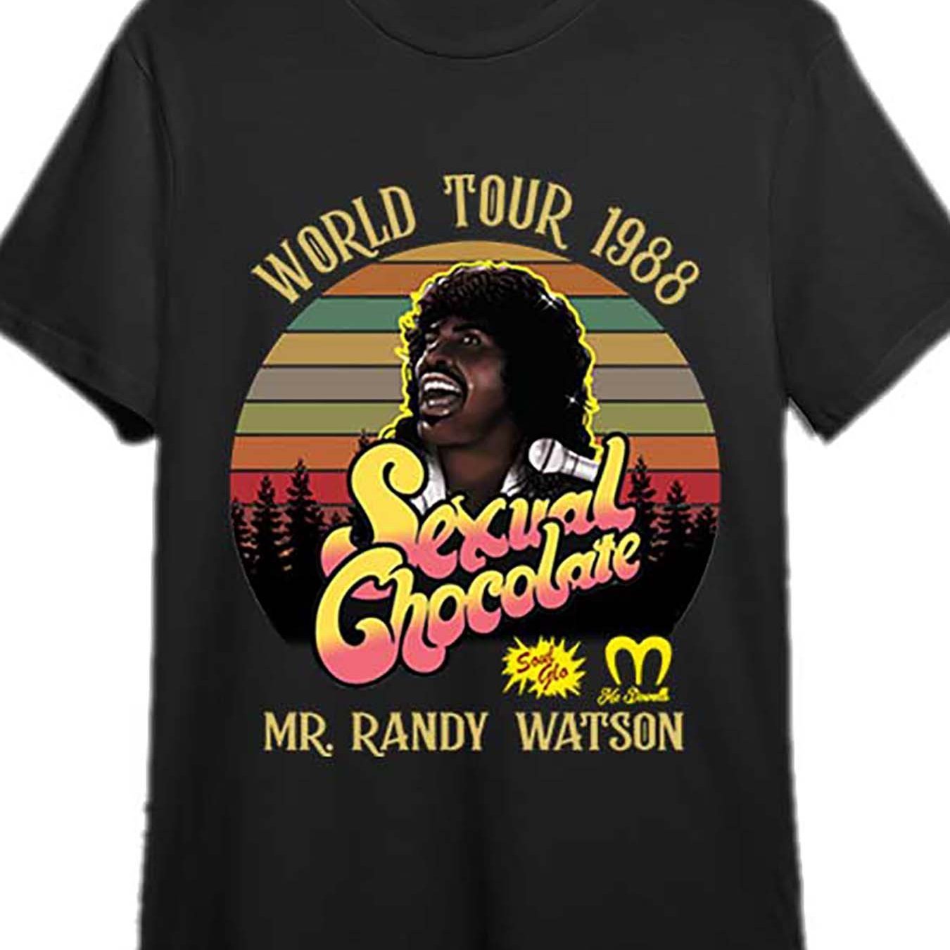 

Chocolate 1988 T-shirt, Fun Men's Short Sleeve Graphic T-shirt Series