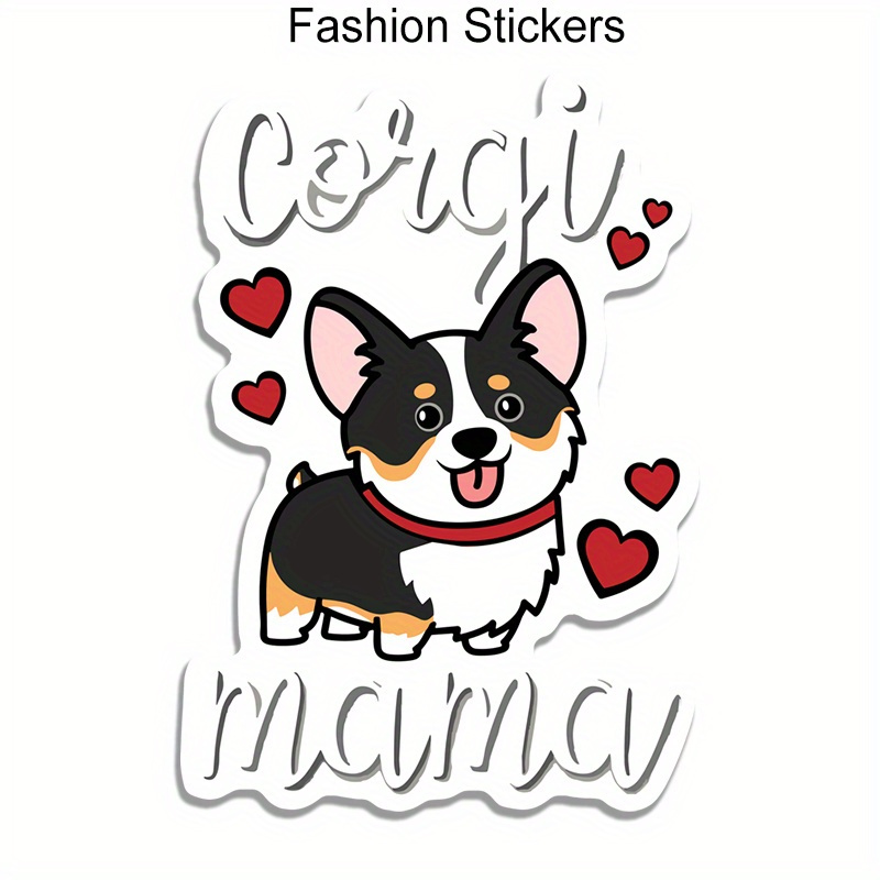 

Vinyl Decal Sticker, Tri-color Cartoon Dog Design For Laptop, Water Bottles, , Car, Truck, Van, Suv, Motorcycle, Paint, Windows, Walls, Cups, Toolbox, Guitar, Scooter Accessories