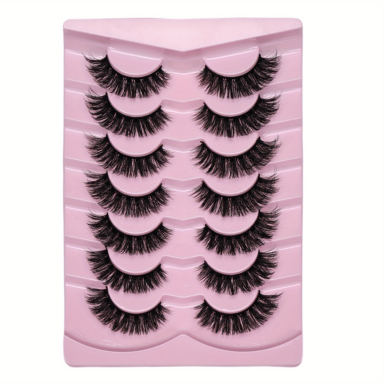 Cat Eye Lashes Volume Fake Fluffy Lashes D Strip Lashes Thick Eye Lashes Lash Extension 6d Wispy Lashes