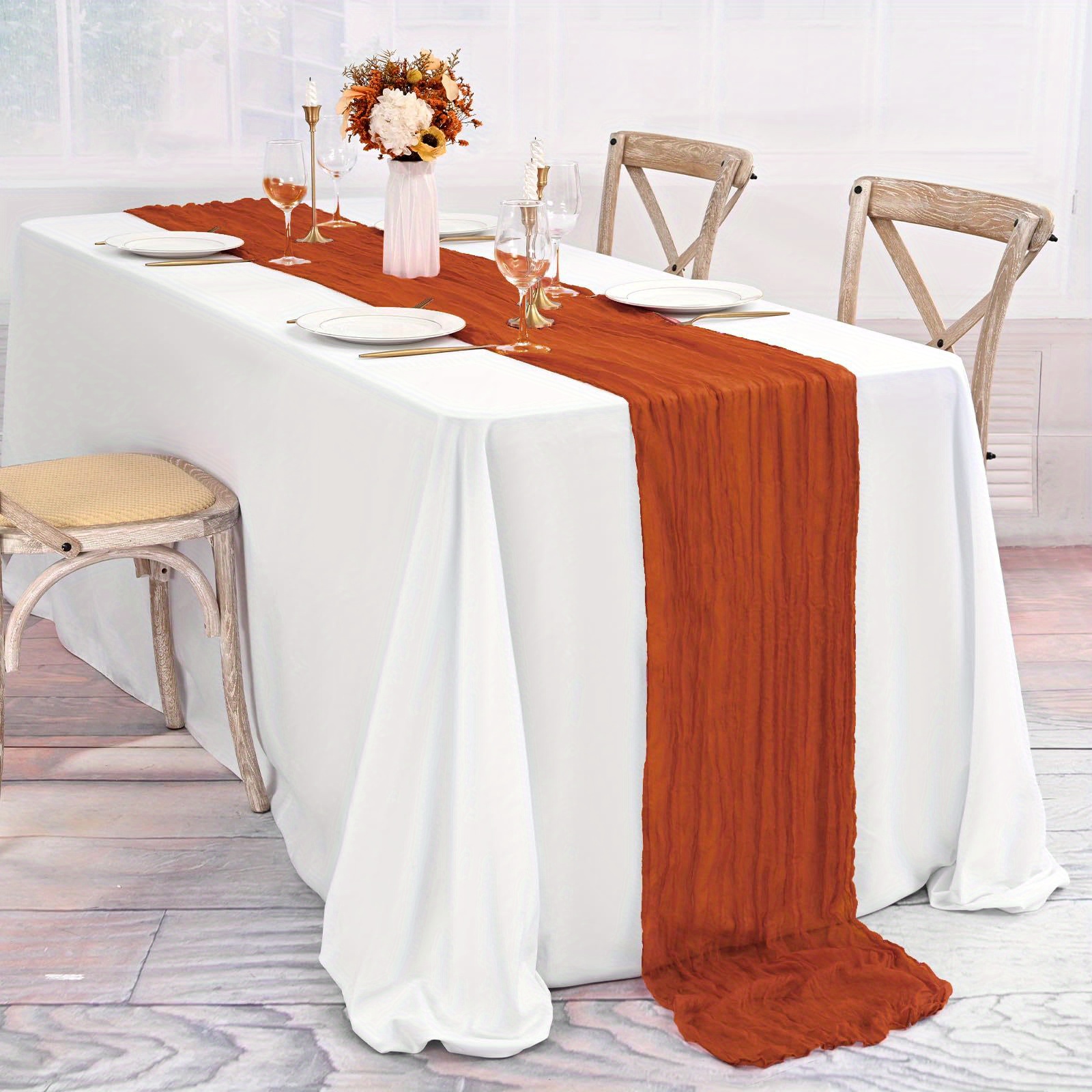 

Cloth Table - 400cm Long, , Polyester Table Decor For , Bridal , , , Parties, , Christmas Decor