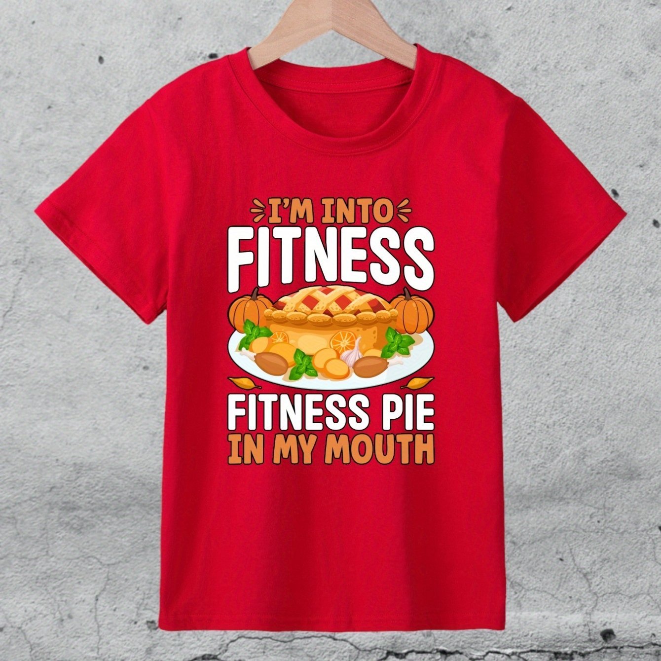 

Thanksgiving Pie And Monogrammed Boys Meaningful T-shirt, Cool, Versatile And Smart Short Sleeve T-shirt, Gift Ideas