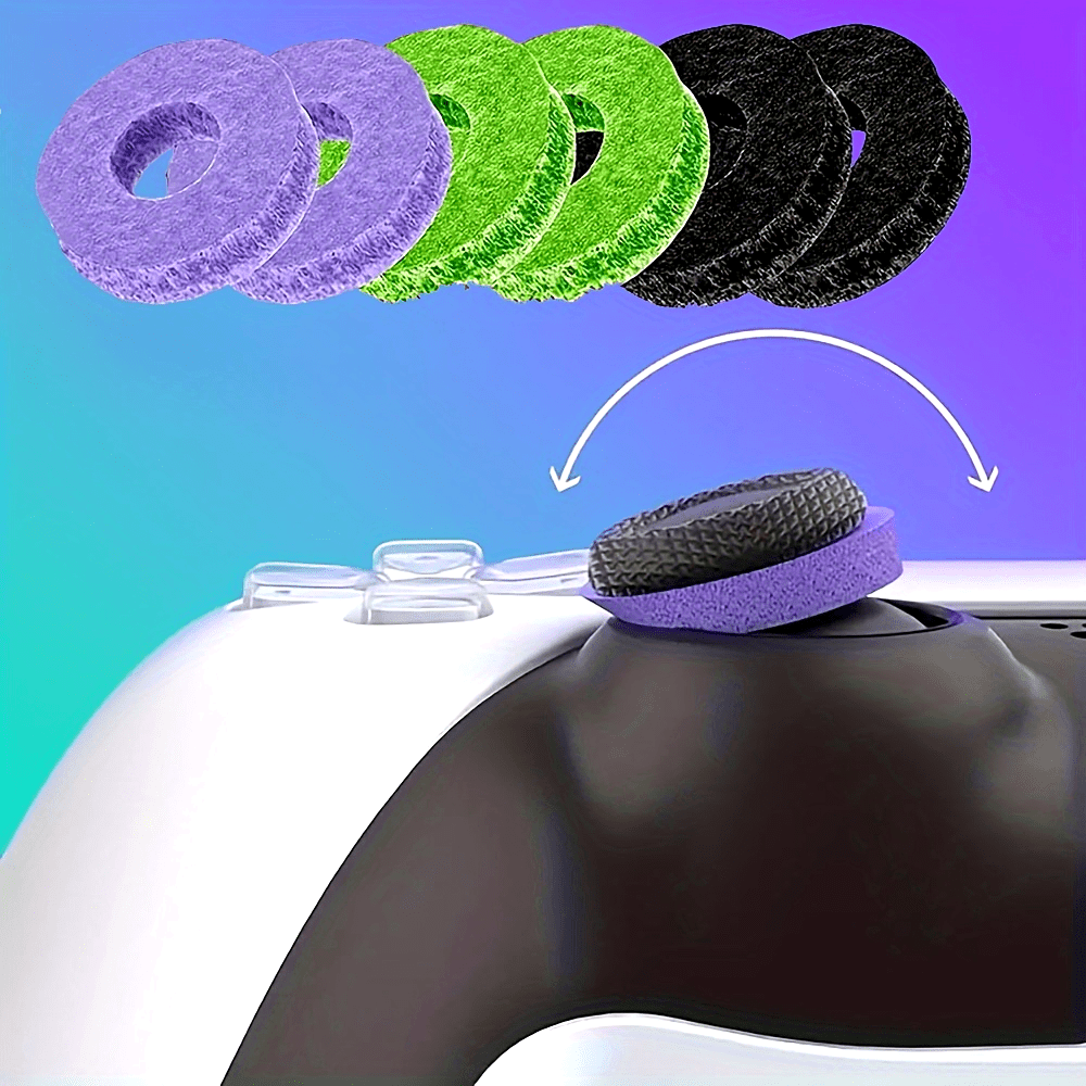 

: Aim Assist For Ps4, Ps5, One, /s, For Switch Pro, And Controllers (black, Purple, Green) - Silicone Material, Battery Not Included