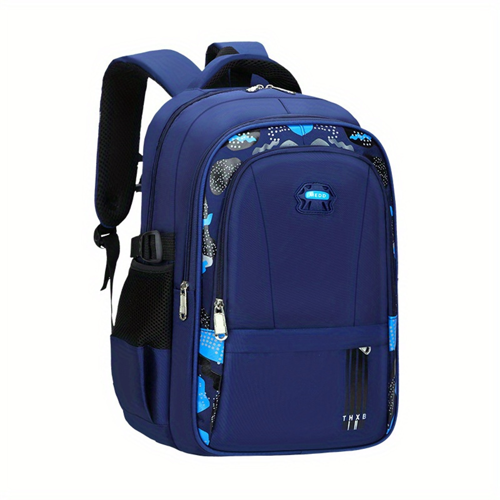 thickened and   oxford cloth multi layer large capacity spine protecting wear resistant shoulder bag new college and middle school shoulder bag multi layer large capacity travel backpack junior high school high school storage