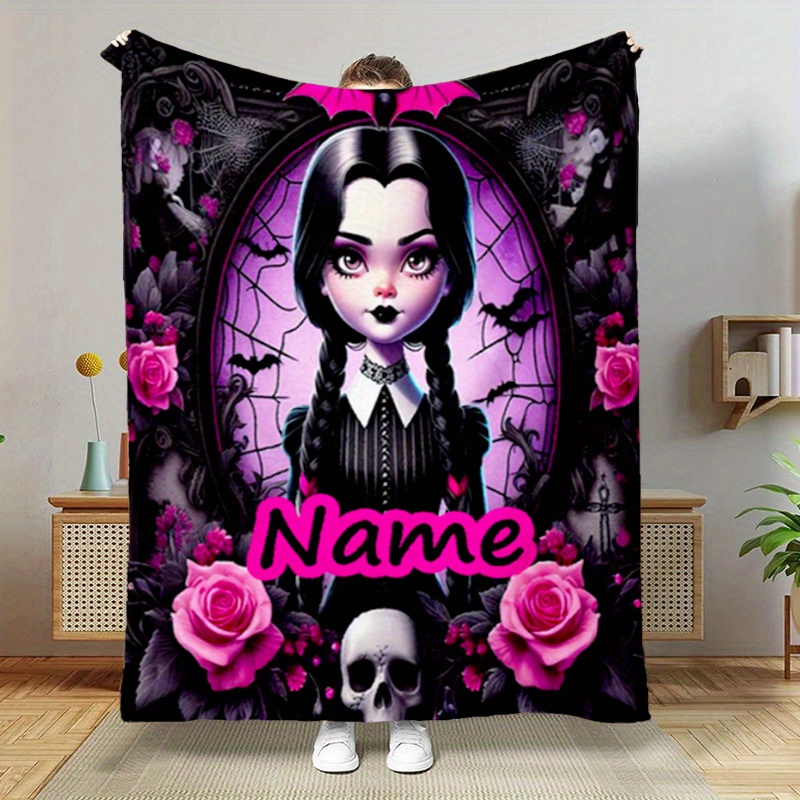 

Custom Name Blanket - Soft, Digital Print For All Seasons | Perfect For Office Naps, Bedroom, Sofa, Travel | Unique Gift Idea