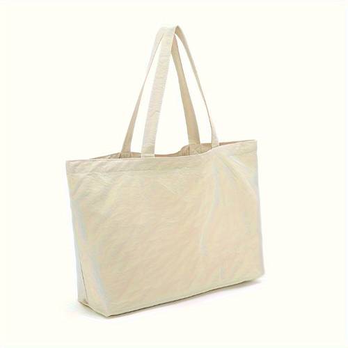 large canvas tote bags sturdy versatile and casual shoulder handbags for shopping and daily use