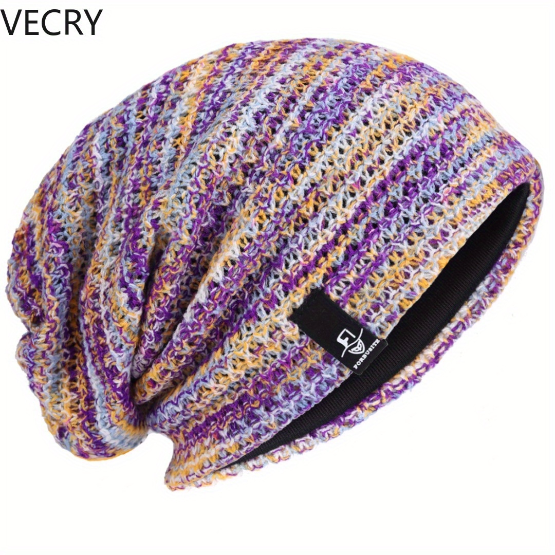 

Vecry Women Slouchy Beanie Hat Knit Long Baggy Slouch Skull Cap For Winter