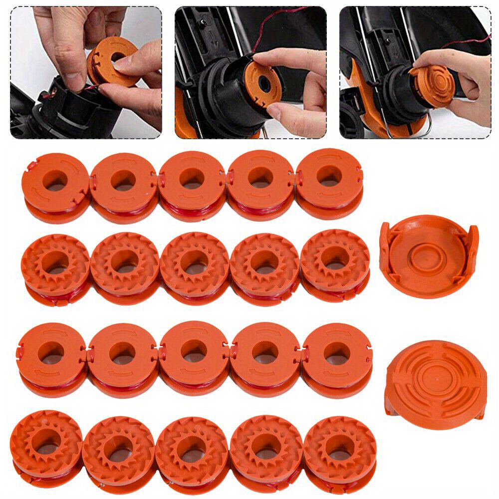 

20pcs Mowing Rope + 2pcs Covers