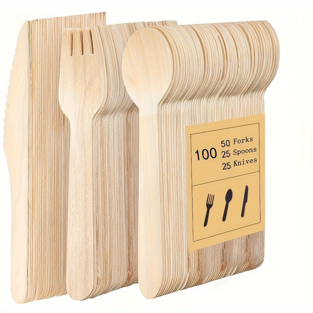 

300/150, Sustainable Disposable Cutlery Set For Weddings, Birthdays, Bachelorette Parties, Graduations, Events - The And Other Holidays With Sustainable Cutlery