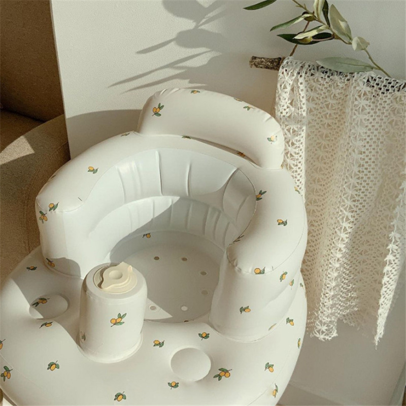 portable   bath seat anti slip foldable inflatable sofa for   learning play pvc material no   details 0