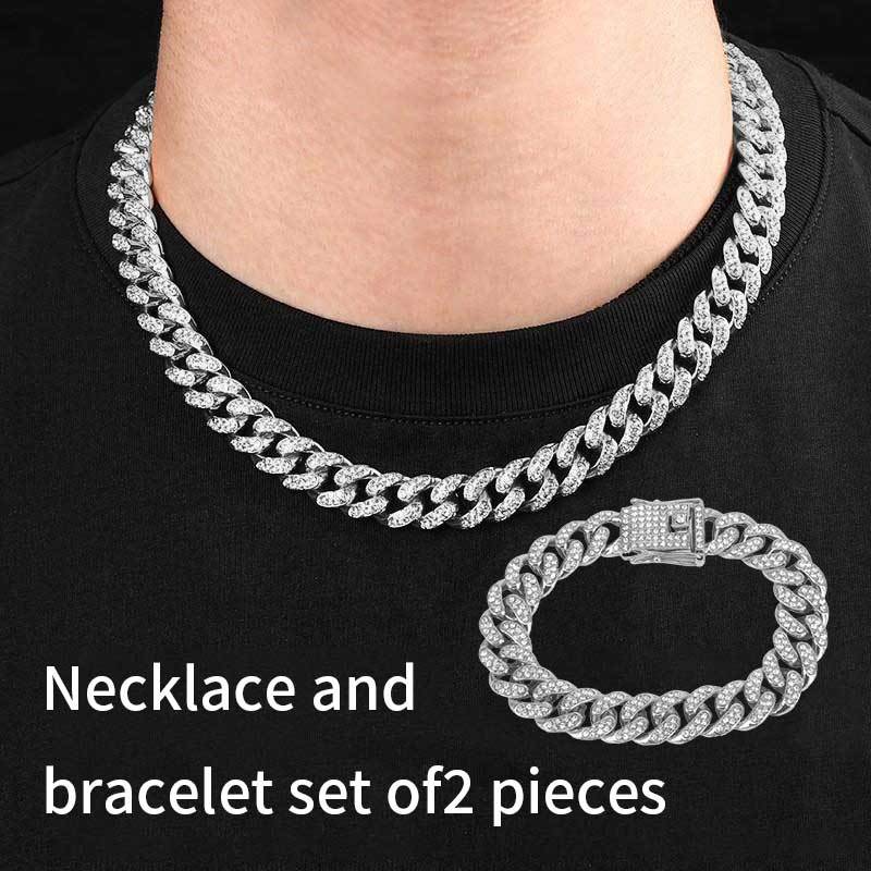 

Sterling Silver 925 Sterling Cuban Chain Men's Necklace, Women's Necklace,