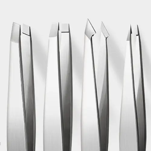 eyebrows tweezers beauty fine hairs puller makeup tools stainless steel slanted eye brow clips removal
