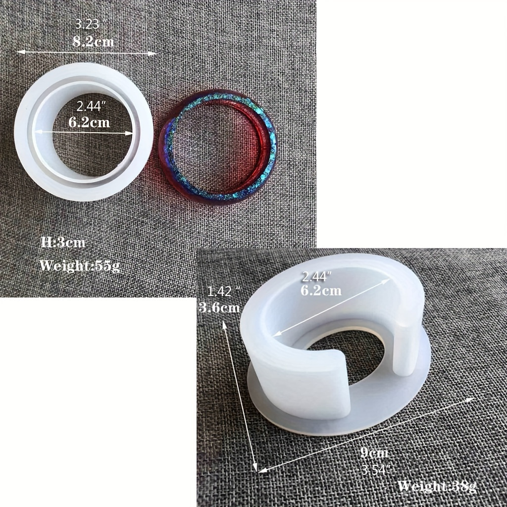 Silicone Resin Bracelet Mold for DIY Crafts