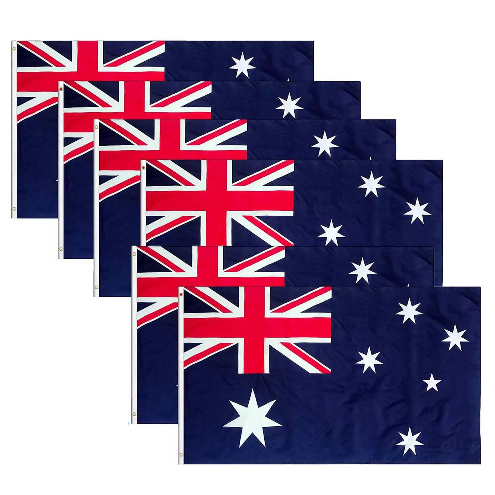 TEMU 5/10/15/20pcs Large Australian Australia Flag, Outdoor Garden Flag, Outdoor Decor, Yard Decor, Garden Decor, Outside Decor