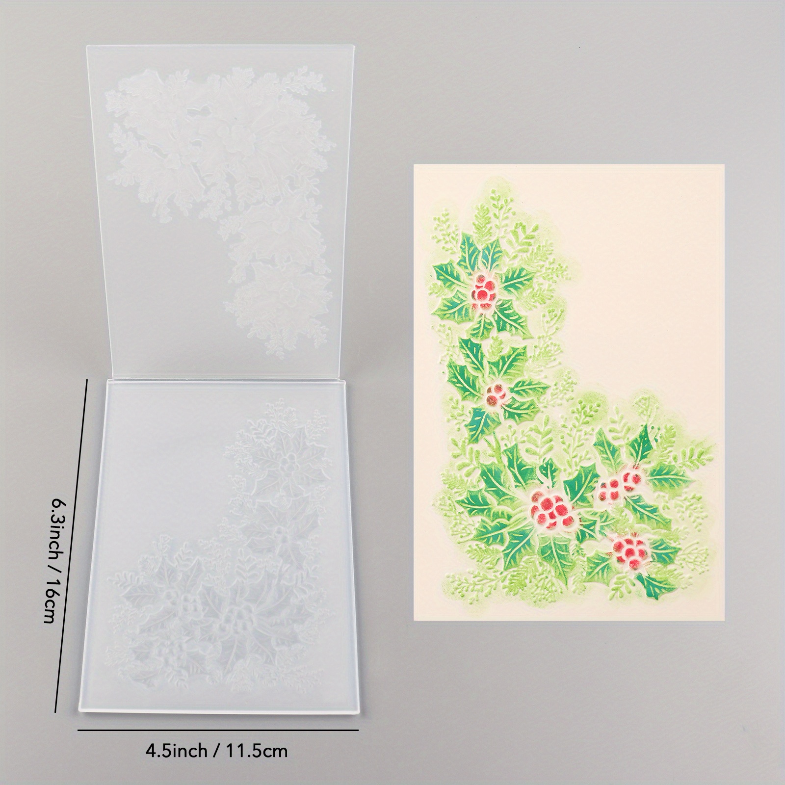 christmas 3d embossed folder plastic relief embossing - Temu