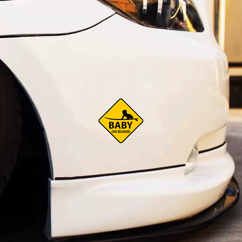 Baby In Car Sticker For Cars Funny "Hangover Baby" Car Decal Sticker - "Little Hoon On Board" Glossy Vinyl Bumper Sticker Childrens Wall Sticker - Foto 9