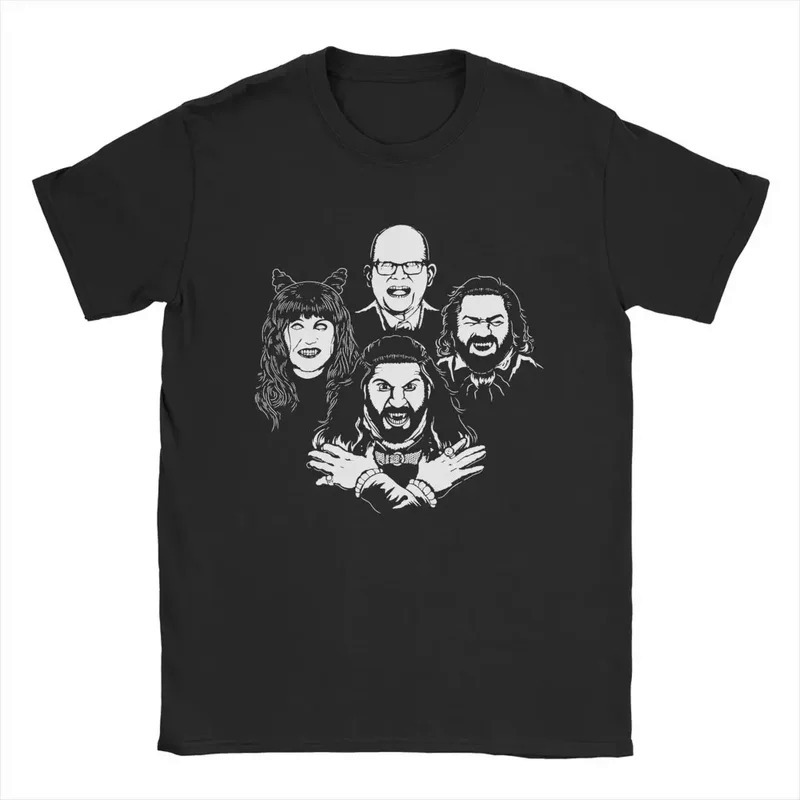 

Vampires What We Do In The Shadows Men's T Shirt Awesome Tee Shirt Round Collar Plus Size Gift Clothing