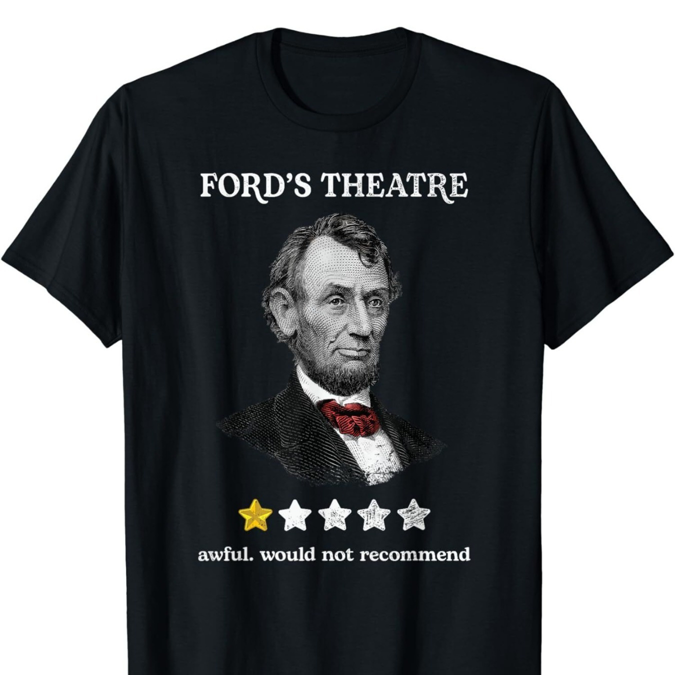 

High Quality Wear Men's Crewneck T-shirt, Ford Theatre Fashion Flat Print Digital Men's T-shirt, , High Quality Short Sleeves, High Quality Materials