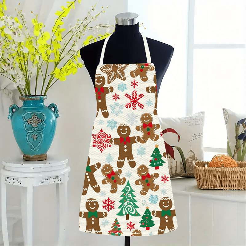 

1pc Christmas - For Man & , Sleeveless For Cooking And
