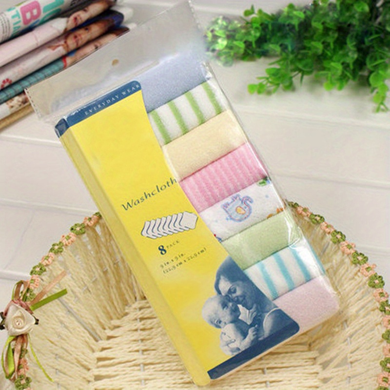 8pcs 16pcs pack face washers hand towel feeding wipe wash cloth Product details 7