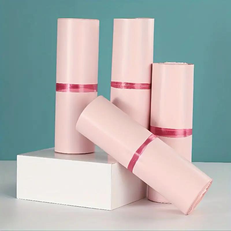 

20pcs Pink Mailing Envelopes - Waterproof & Tear-resistant, Pe Material For Clothing & Gift Packaging