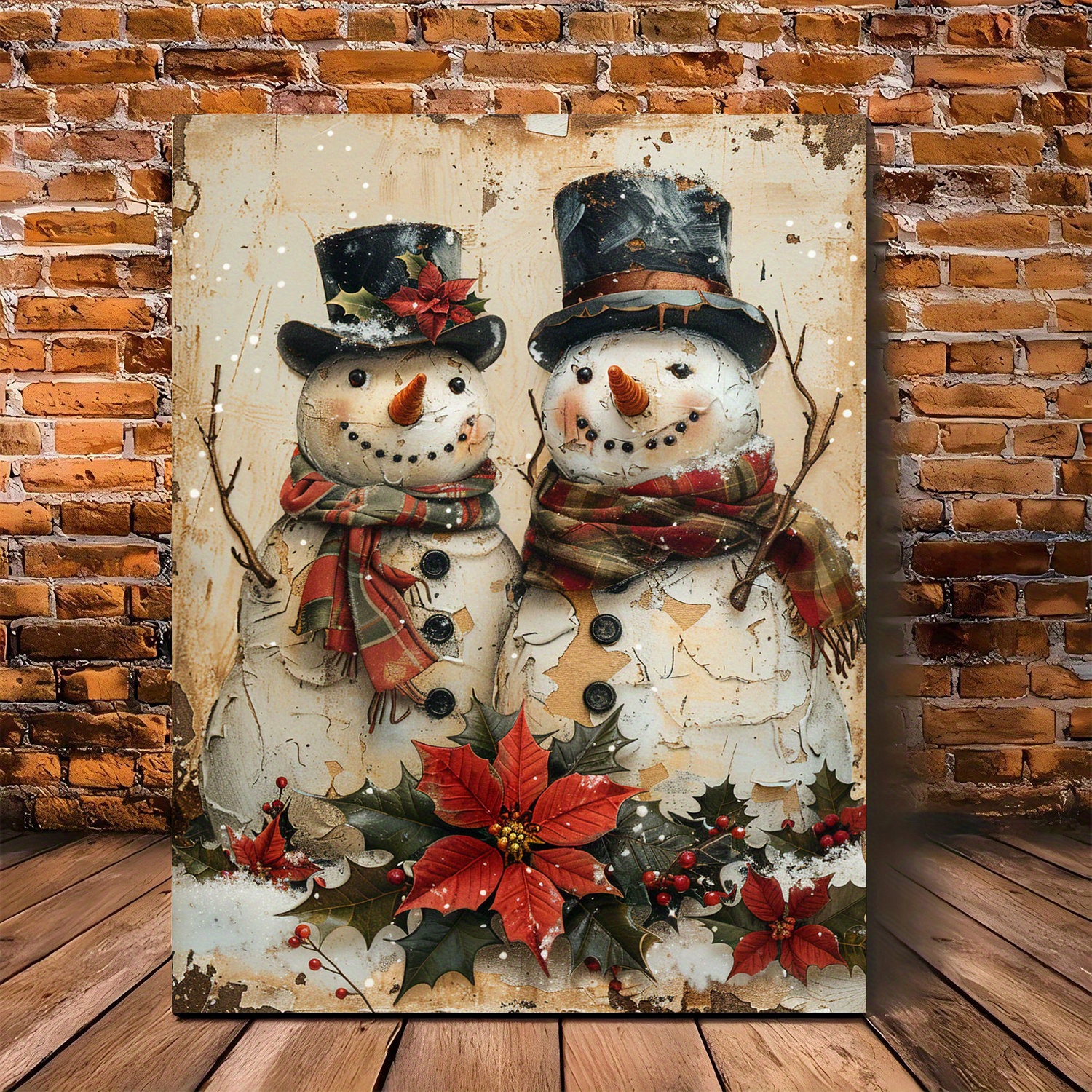 

1pc Wooden Art - Top & Scarves Decor - & For , , Christmas, Mardi , 11.8x15.7