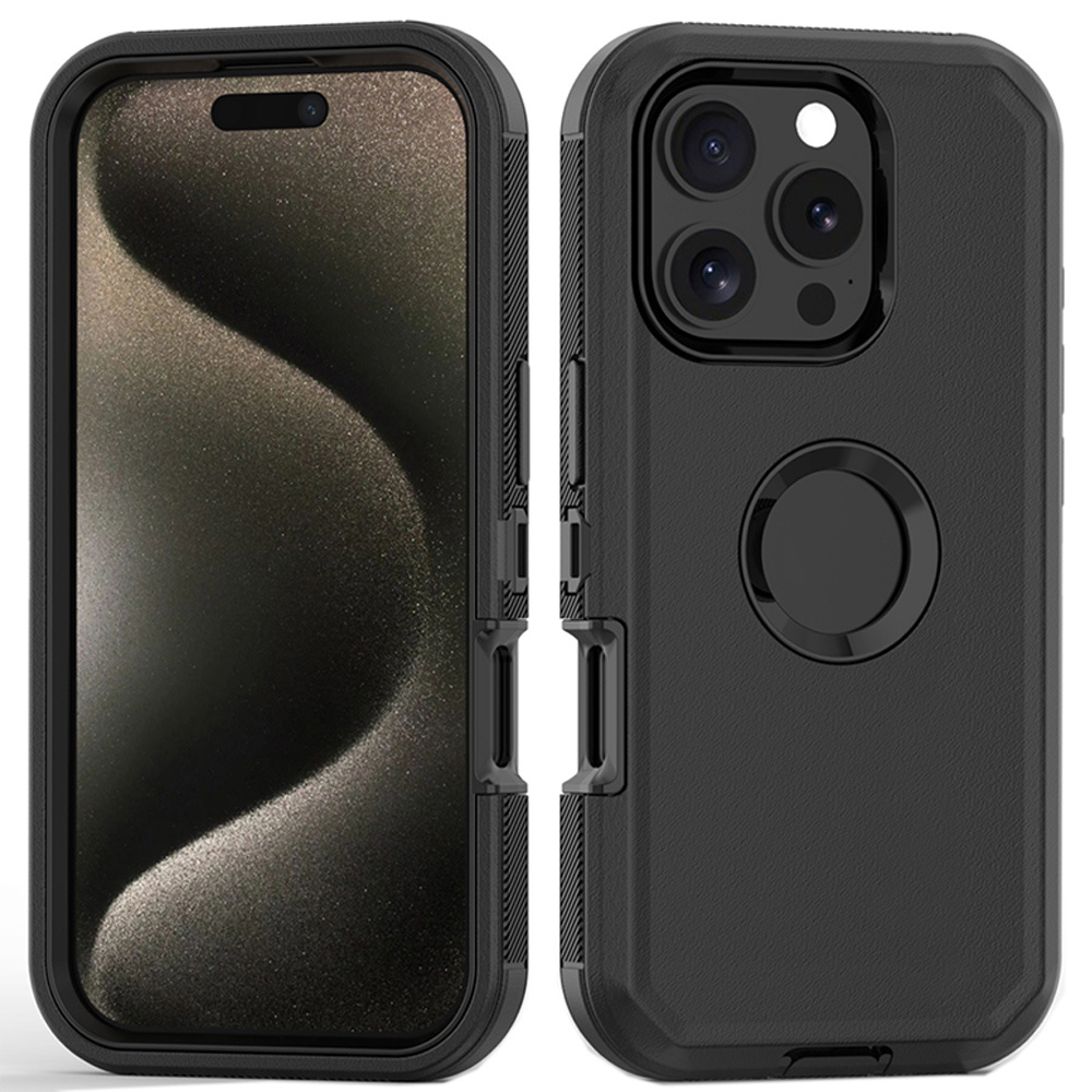 For iPhone 16 Pro Max 16 Pro 16 Plus 16 Case Heavy Duty Shockproof Hybrid Armor Rugged Phone Cover - Image 5