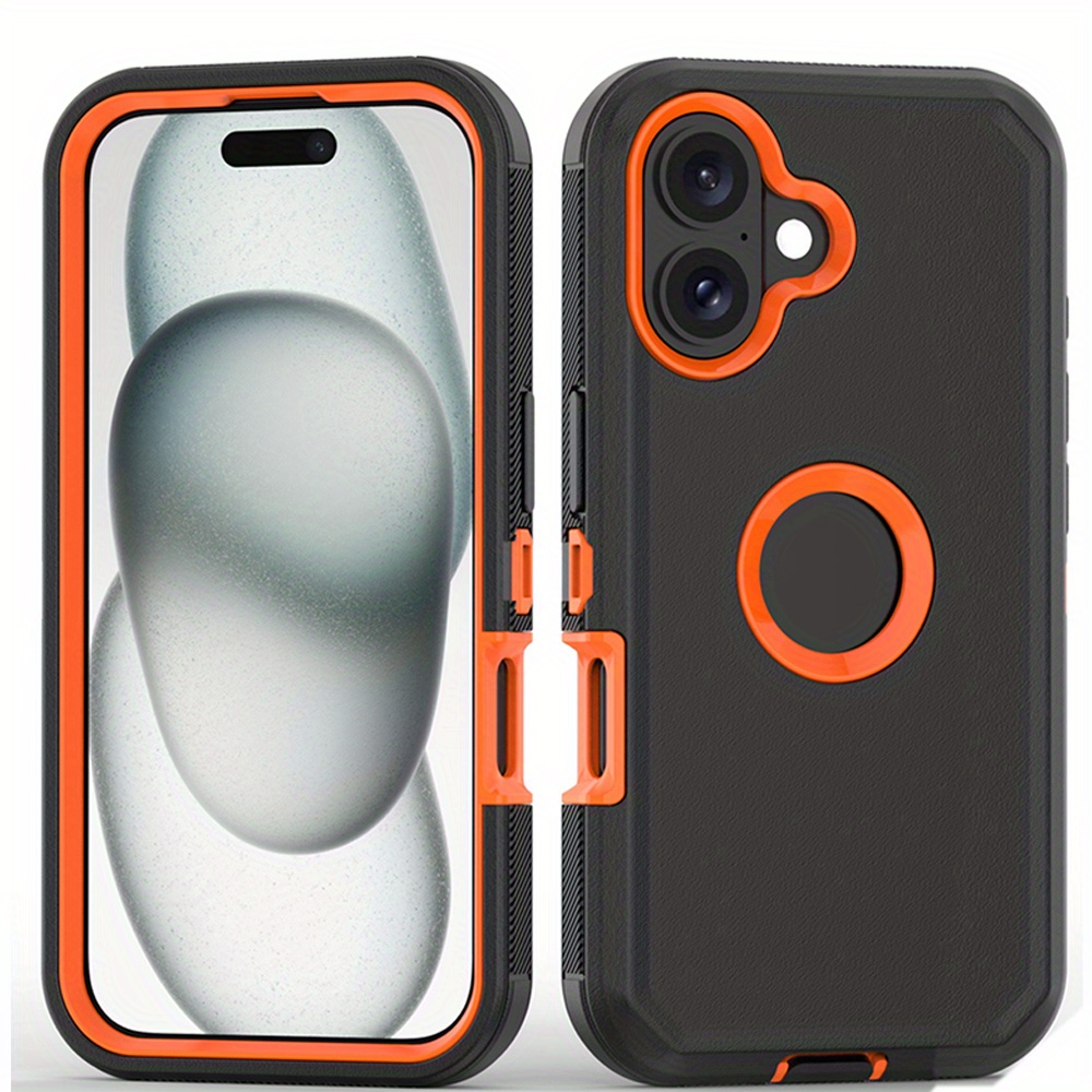 For iPhone 16 Pro Max 16 Pro 16 Plus 16 Case Heavy Duty Shockproof Hybrid Armor Rugged Phone Cover - Image 7