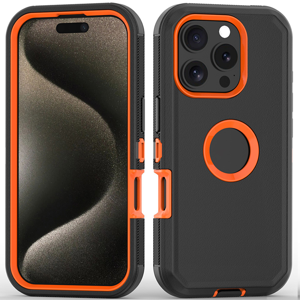 For iPhone 16 Pro Max 16 Pro 16 Plus 16 Case Heavy Duty Shockproof Hybrid Armor Rugged Phone Cover - Image 9