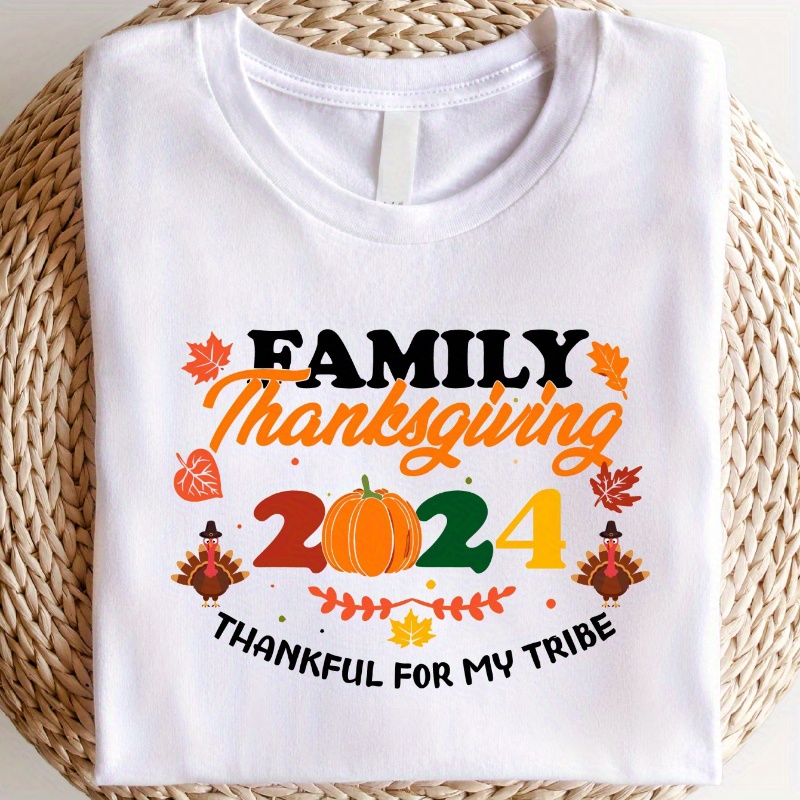 

Tt265 Family Thanksgiving 2024 Shirt, Thankful For My , , Thanksgiving Matching Shirts, Gift For