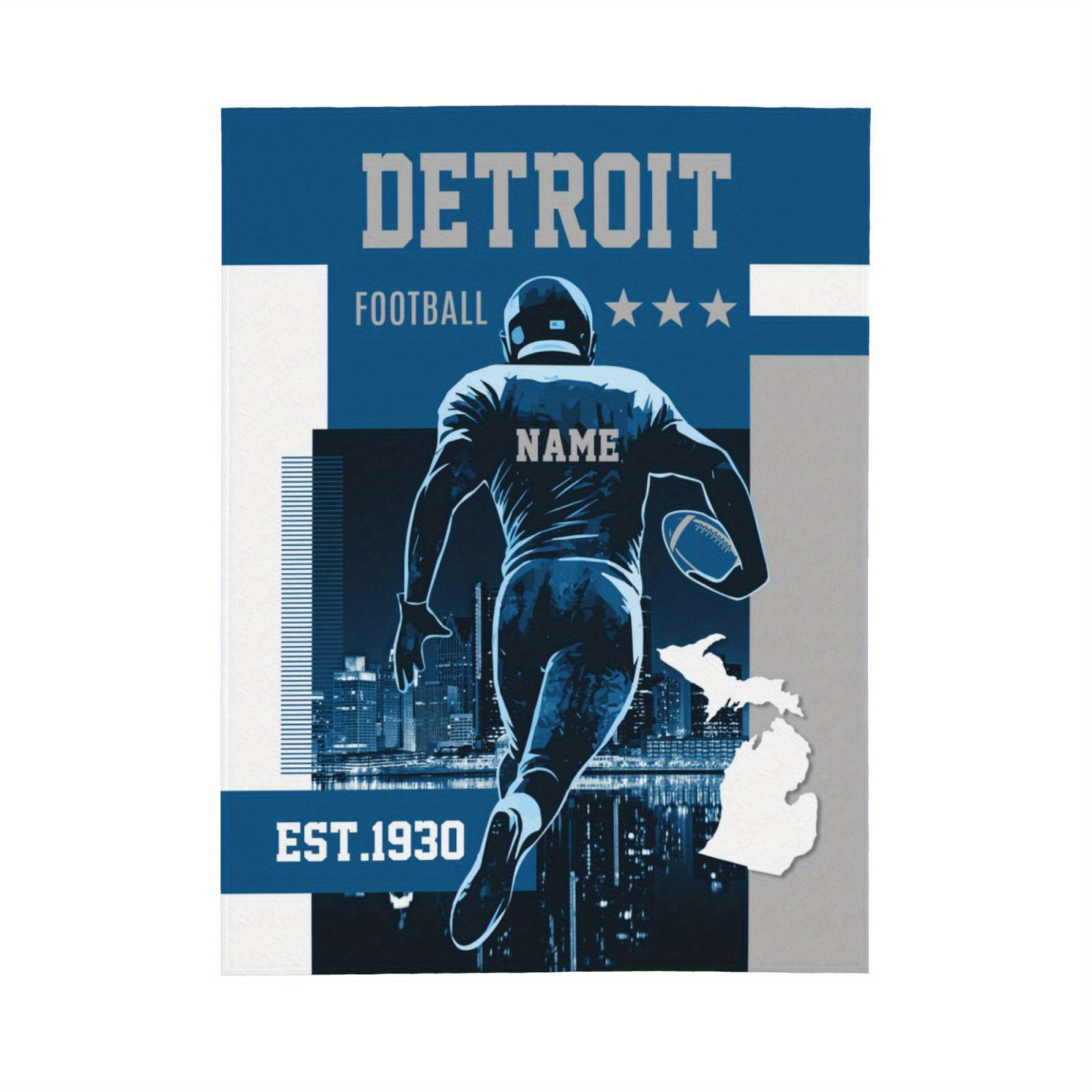 

Customizable Fleece Blanket - Personalized Fan , , Polyester , Use , ,