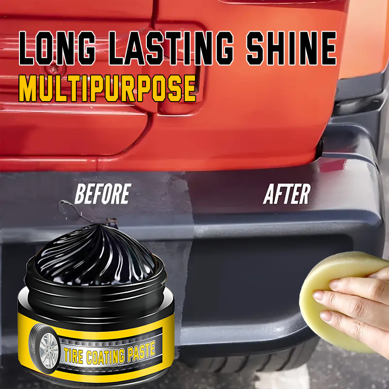 

Car Tire & Plastic Restoration Paste - Long- , Repairs Scratches & Whitening, Prevents